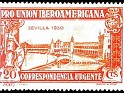 Spain 1930 Pro Unión Iberoamericana 2 CTS Naranja Edifil 582. España 582. Subida por susofe